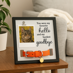 Furbella Pet Memorial Frame – Wooden Sympathy Photo Frame for Dogs & Cats 🌈🐾