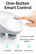 Furbella Pet Scalp Massager 2.0 — Electric Massager for Cats & Dogs, Relaxation & Grooming Tool