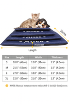 Furbella Personalized Dog Bed – Custom Pet Cushion with Printed Name | Washable Sleeping Mat & Sofa for Small, Medium & Large Dogs and Cats