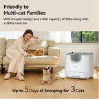 Furoomate Self-Cleaning Smart Cat Litter Box – Automatic 11L High-Capacity Pet Toilet