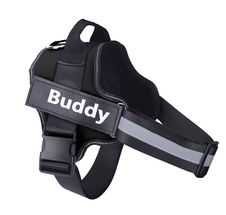 Furbella Personalized No-Pull Reflective Dog Harness – Adjustable, Breathable Vest for Small to Large Dogs