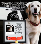 Furbella Pet Memorial Frame – Wooden Sympathy Photo Frame for Dogs & Cats 🌈🐾