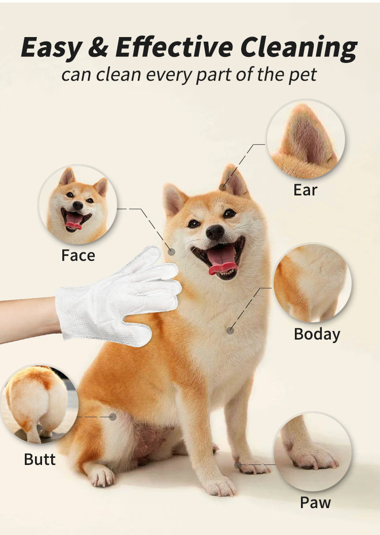 Furbella Pet Glove Wipes (6 Pcs)